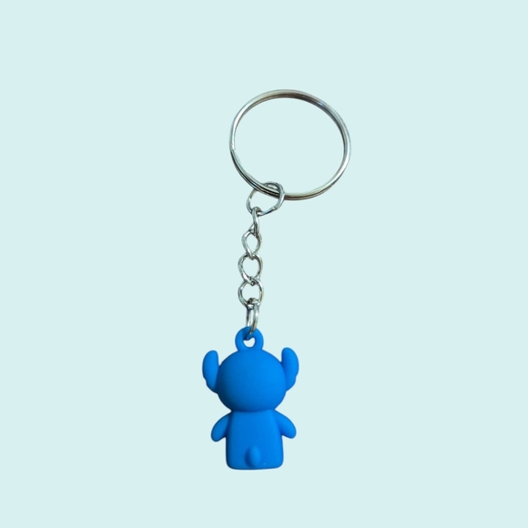 Blue Cartoon Character Keychain - Picture 2 of 3